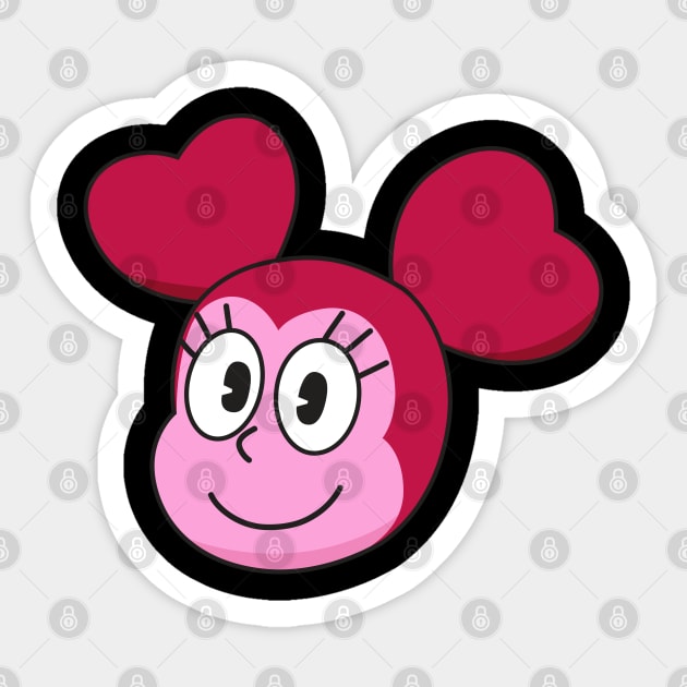 Spinel Sticker by Plushism